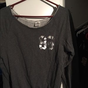 VS Pink grey sweatshirt